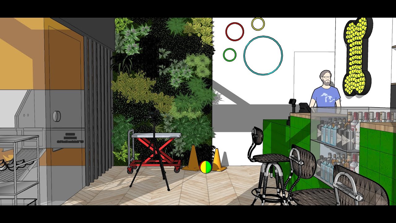 Pet Grooming Shop - Interior Design Project #1 // London - 70sqm