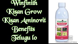 Winfinith Kisan Grow Kisan Aminovit Benefits Telugu lo