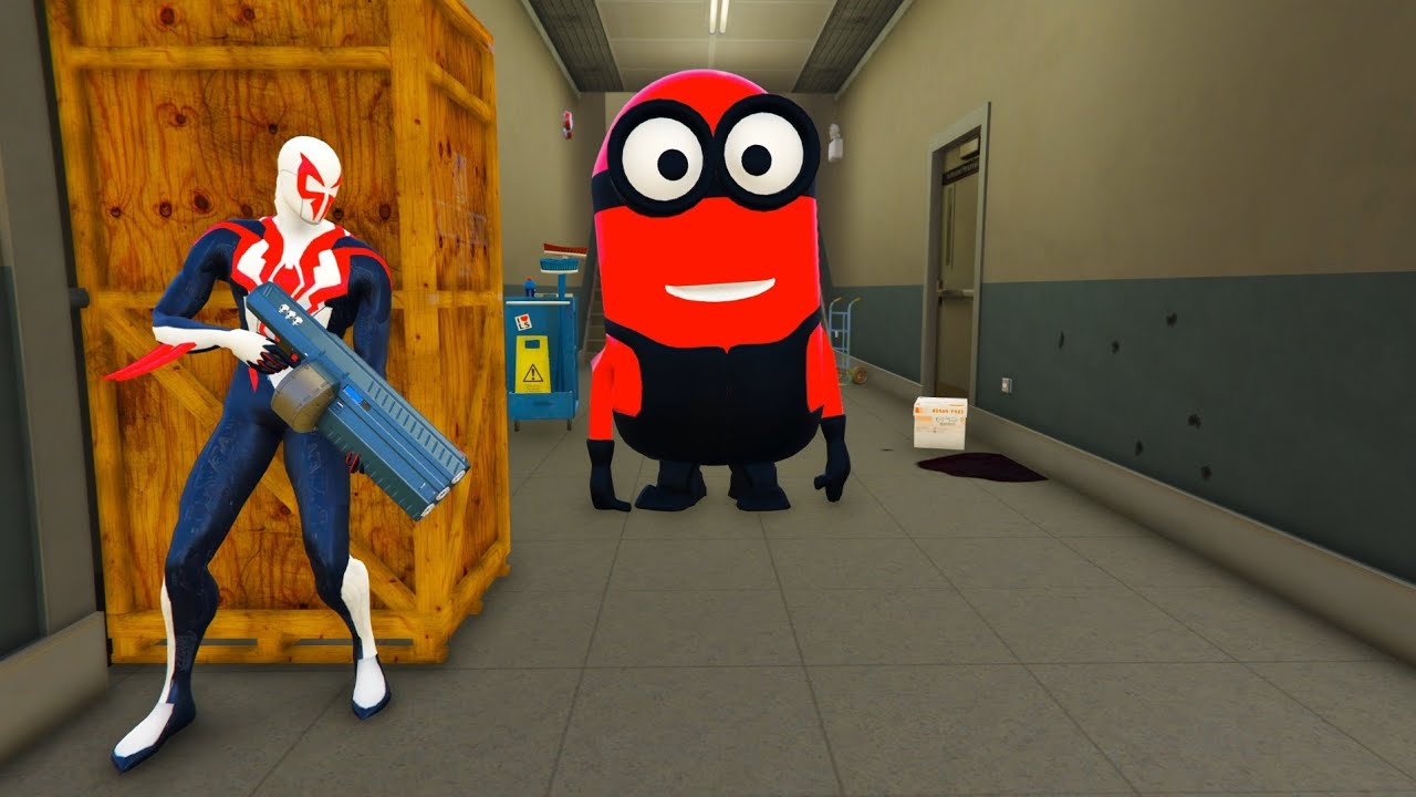 Did Spider-Man Defeat the Minions? 🤯 GTA 5 Mod