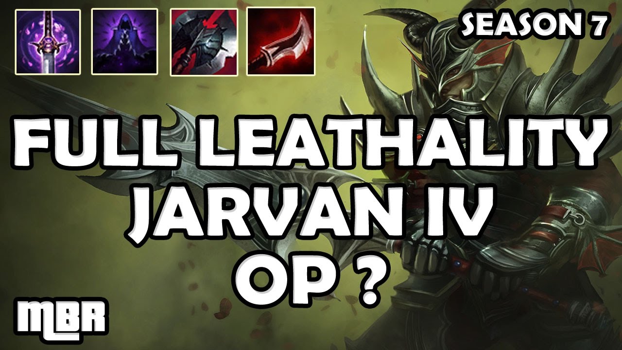 Full Lethality Jarvan OP? | Darkforge Jarvan IV Vs Fiora | League Of