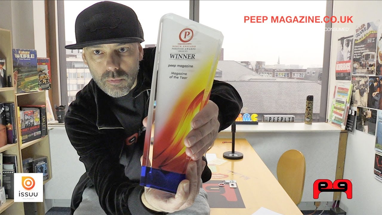 peep magazine WINS AWARD FOR NORTH ENGLAND Photography / Journalism / Creativity / Prestige Awards