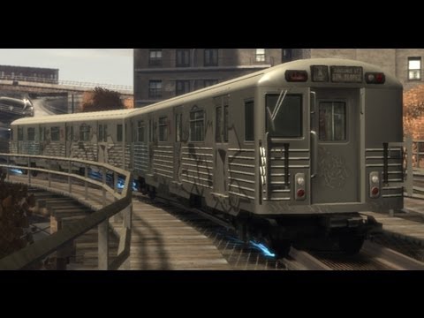 GTA 4 || Train Driving Mod for Xbox 360 - YouTube