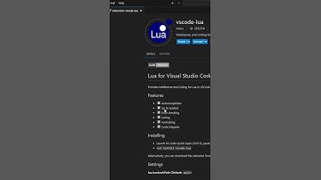 VSCode Extensions for Lua Error-Checking #lua #grandma3 #vscode #visualstudiocode