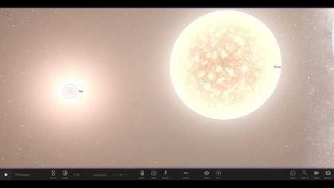 Universe Sandbox ² - Star Size Comparison