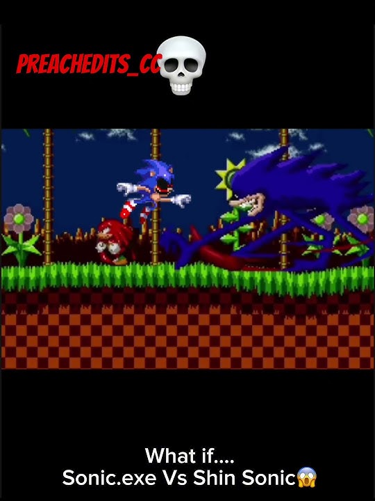 Sonic.exe Vs Shin Sonic #edit #sonic #wisedit #sonicexe #shinsonic #edits #horror #whatif