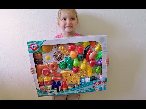 Распаковка - Игровой набор продукты ➲ развивающее видео для детей