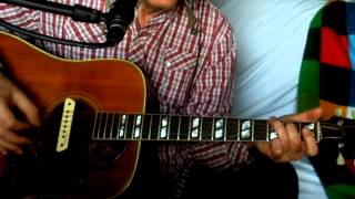 Hanging Up My Heart ~ Emmylou Harris - Rodney Crowell ~ Cover w/ Gibson Hummingbird &amp; Bluesharp