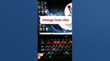 Chenge Icon size shortcut key || #vdigital #shortcutkeys #shortvideo