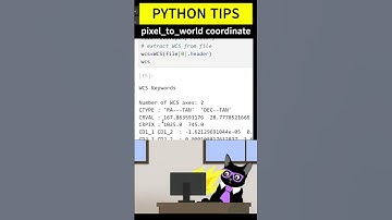 ASTROPY|  fits file reading| pixel to sky coordinate | #pythonprogramming #astronomy #shortsyoutube