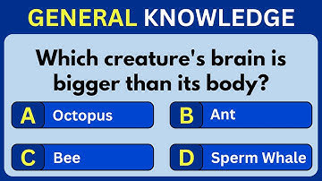 How Good Is Your General Knowledge !  CAN YOU SCORE 30/30 ON THIS QUIZ? Quiz To Find Out! Challenge