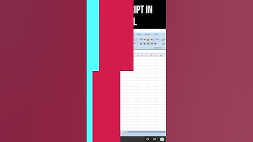 SuperScript in EXCEL | Excel Tips and Tricks #shortvideo #shorts #excel #exceltipsandtricks