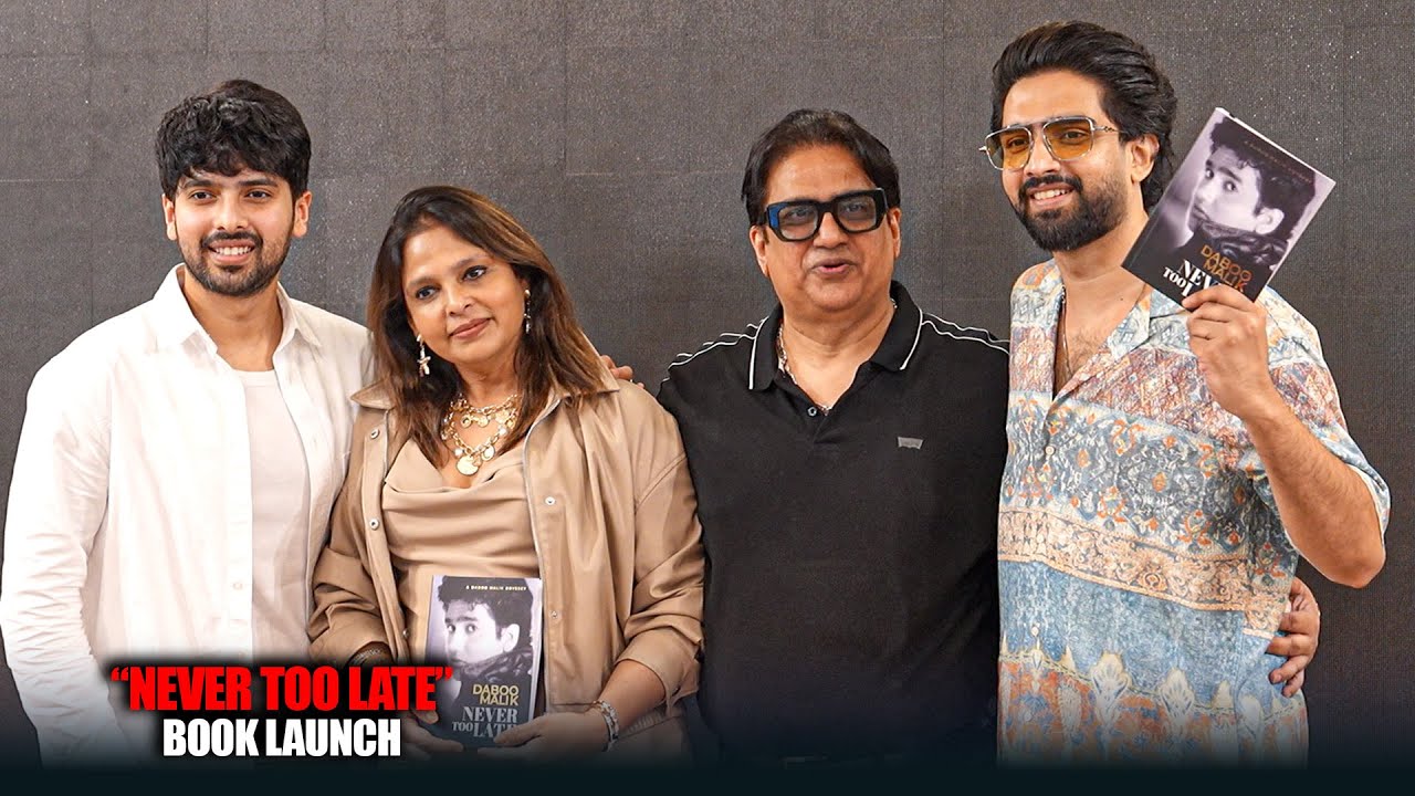 UNCUT - Daboo Malik ने Armaan और Amaal के साथ किया “Never Too Late” Book Launch