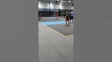 Return with a backhand slice #shortsvideo #shorts #shortsviral  #pickleball #unorthodox