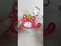 Making Strawberry Cat Stickers #sticker #diy #craft #paperdolls #handmade
