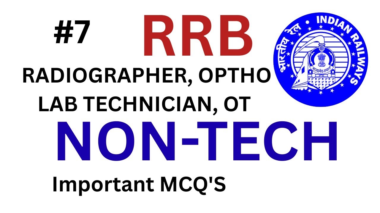 RRB NoN-Tech Paramedical || #radiography #rrbparamedical #education #labtechnician