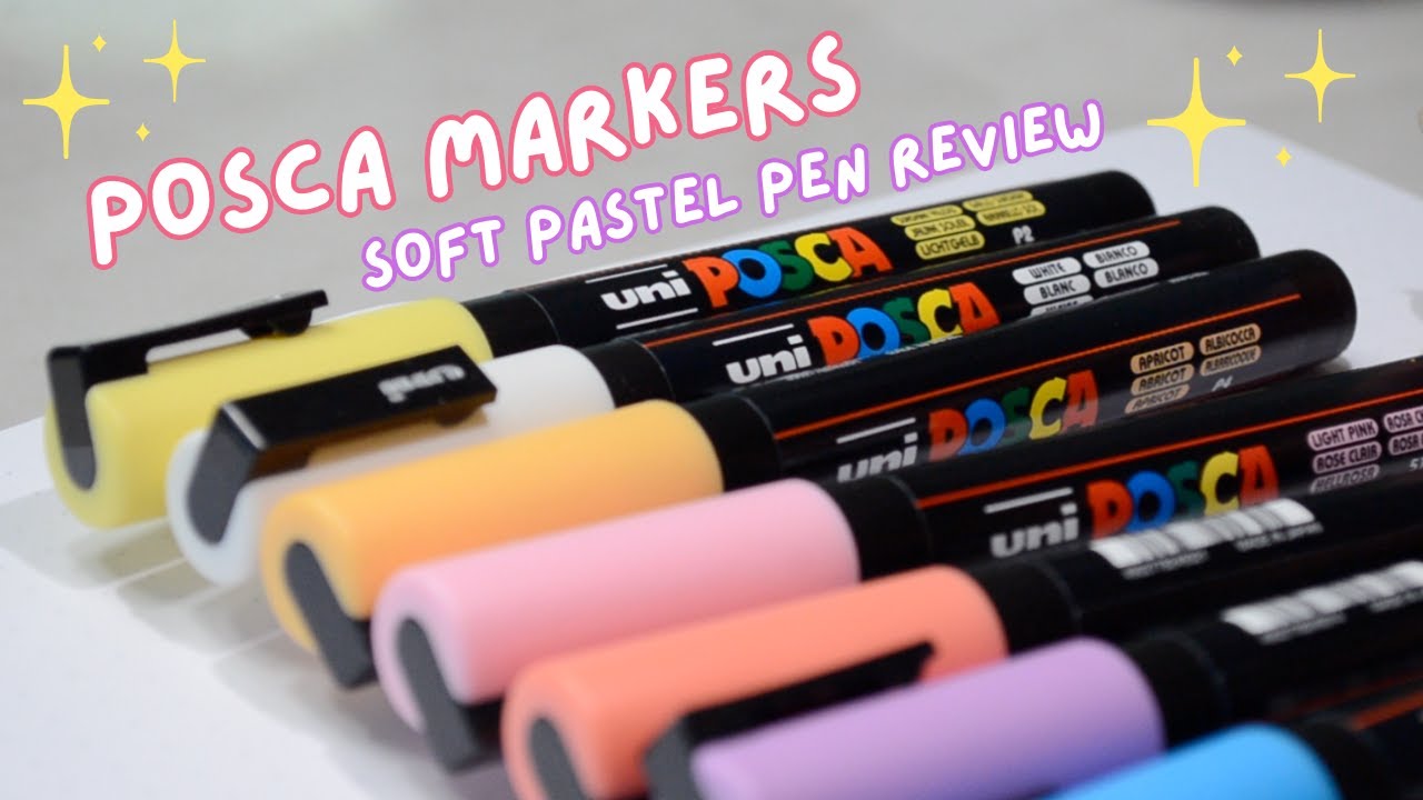 POSCA Marker Soft Color Pastels Review 