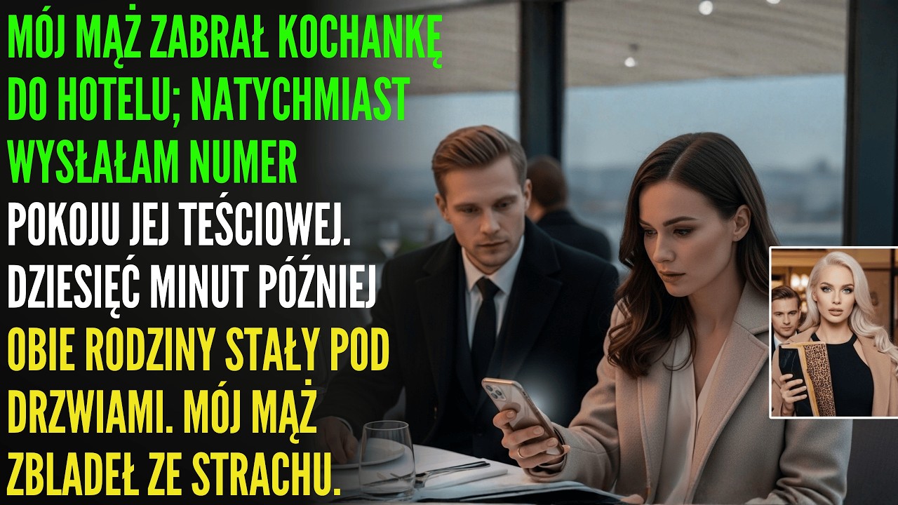 Zabrał kochankę do hotelu. Wysłałam numer pokoju jej teściowej. Gdy rodzina przyjechała, on zamarł