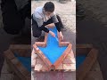 Dad, are you making a arrow out of bricks?