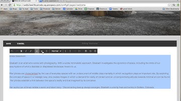 Text in Squarespace 7
