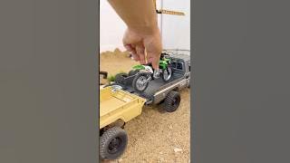Motocross Kawasaki KX450F 1:12 Transfer from TOYOTA LC MN82 to MN82 Pro #shorts #fyp #rccar #viral