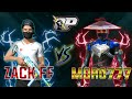 ZACK FF VS MORO777⚔️🔥THE BEST ? 😱1 vs 1 صراع بين وحوش الاوفر باور