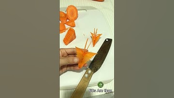 SÁNG TẠO CON BƯỚM TỪ CÀ RỐT