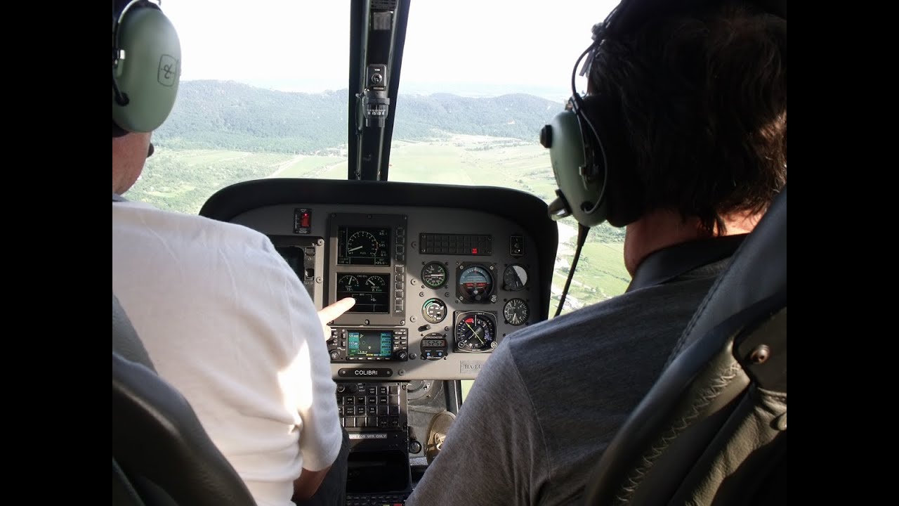 EC120B Training flight - Full engine start, Autorotation, Tail rotor failure - HD