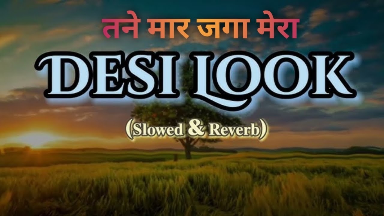 Desi look [slowed + Reverb] 
