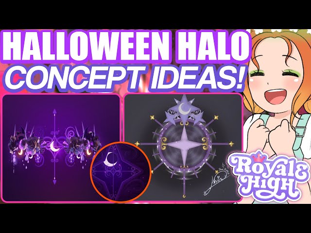 THESE SPOOKY HALLOWEEN HALO DESIGN CONCEPTS ARE INCREDIBLE! 🏰Royale High  Eveningfall Halo 2023 Ideas 