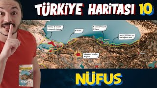 TÜRKİYE'NİN NÜFUS YOĞUNLUĞU- Türkiye Harita Bilgisi Çalışması  (KPSS-AYT-TYT)