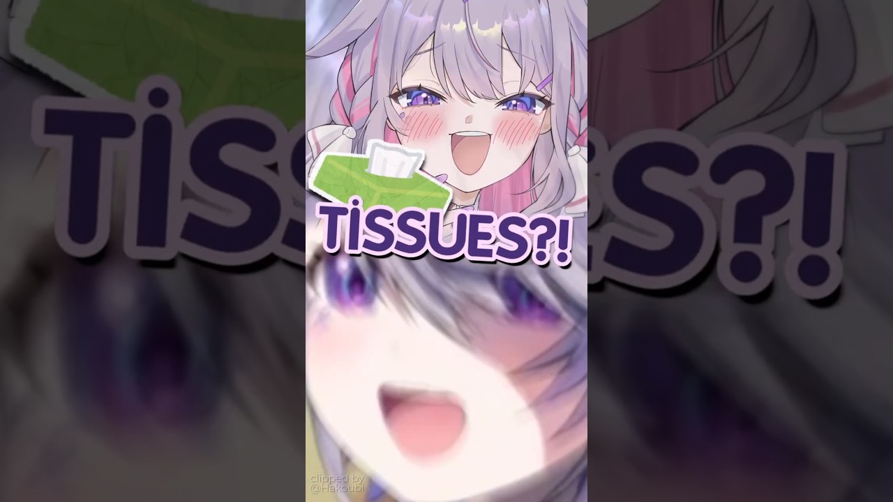 Biboo Blushes at a Box of Tissues