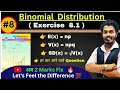 Lec 08.Binomial Distribution |Exercise 8.1| Numerical Q15 to Q18 |Maharashtra Board Questions|