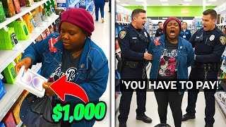 Download Lagu Entitled Shoplifter Goes Nuts After Caught Red-Handed! MP3