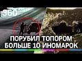 «Я на учете на небе состою!», - мужик в Щелково топором порубил больше 10 иномарок