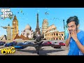 Franklin going to world tour in gta 5  gta 5 tamil  seven world wonders  gta tamilan