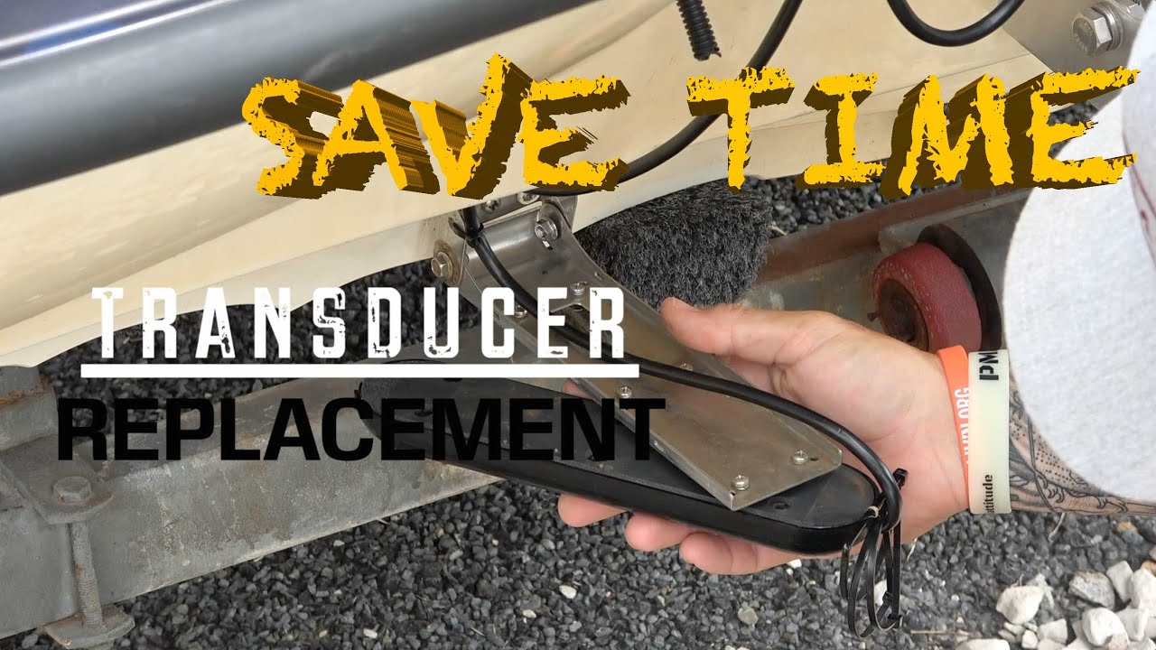 Lowrance transducer replacement - Quick fishing tip 