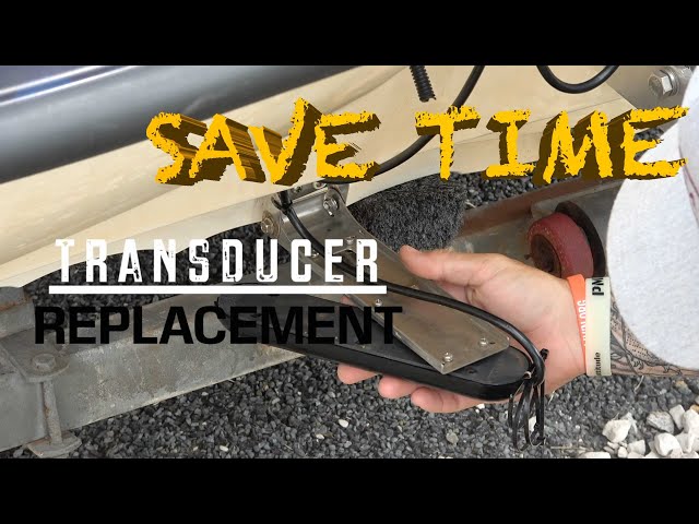 Lowrance transducer replacement - Quick fishing tip 