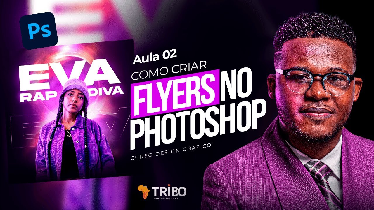 Como Fazer um Flyer Profissional no Photoshop (Fácil e Rápido!) | Tutorial Iniciante P2