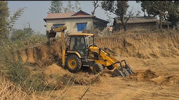 Bamboo Root Removal with JCB 3DX Backhoe || A Masterful Display of Precision and Power@jcbplanetroad