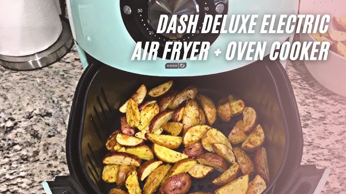 DASH Deluxe Electric Air Fryer Black Color – TekDukan