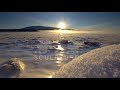 ARCTIC FROST SCULPTURES - 4K Arctic landscape real time relaxation