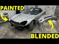 REBUILDING 2007 CORVETTE SANDING AND PAINTING TIME PART 4