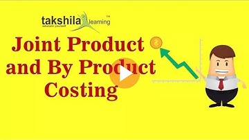 CA INTER/CMA -Joint Product and By Product Costing |CA Video Lectures | CMA Video Lectures