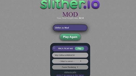 Sither.io Mod Fix Lag + Play With Friends + Zoom + Perfect Circle (Update) [tutorial]
