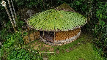 Watch This Talented Man Build a Bamboo Shelter from Scratch in 150 Days!