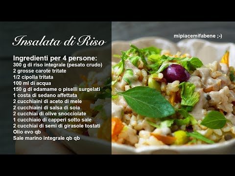 Insalata di Riso Integrale - Vegan Recipe