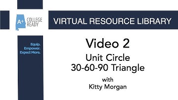 Video 2 of unit circle 30 60 90