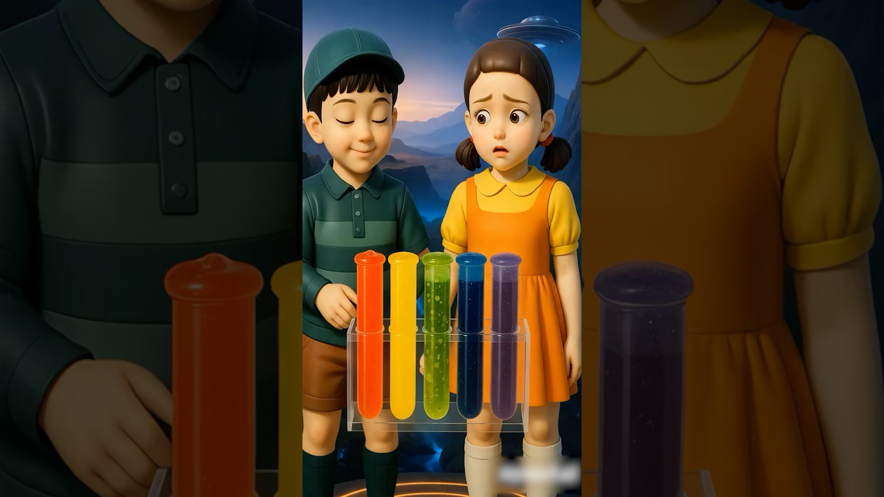 Squid Game AI Korean Ice Cream ASMR #squidgame #squidgame2 #ai #funny #asmr #slime #cute #cutebaby