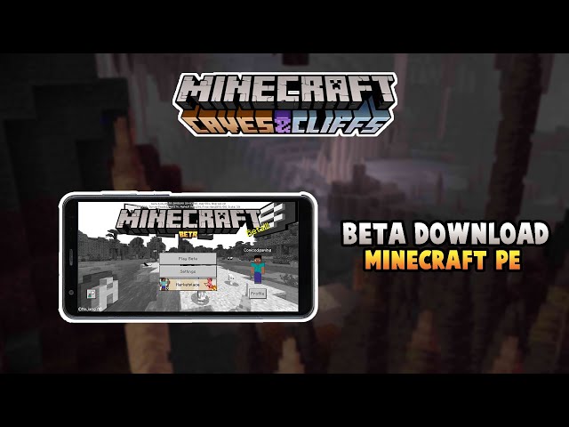 download Minecraft 1.17.100.59 como baixar a última versão do MCPE (CAVES &  CLIFFS) tutorial 2020 