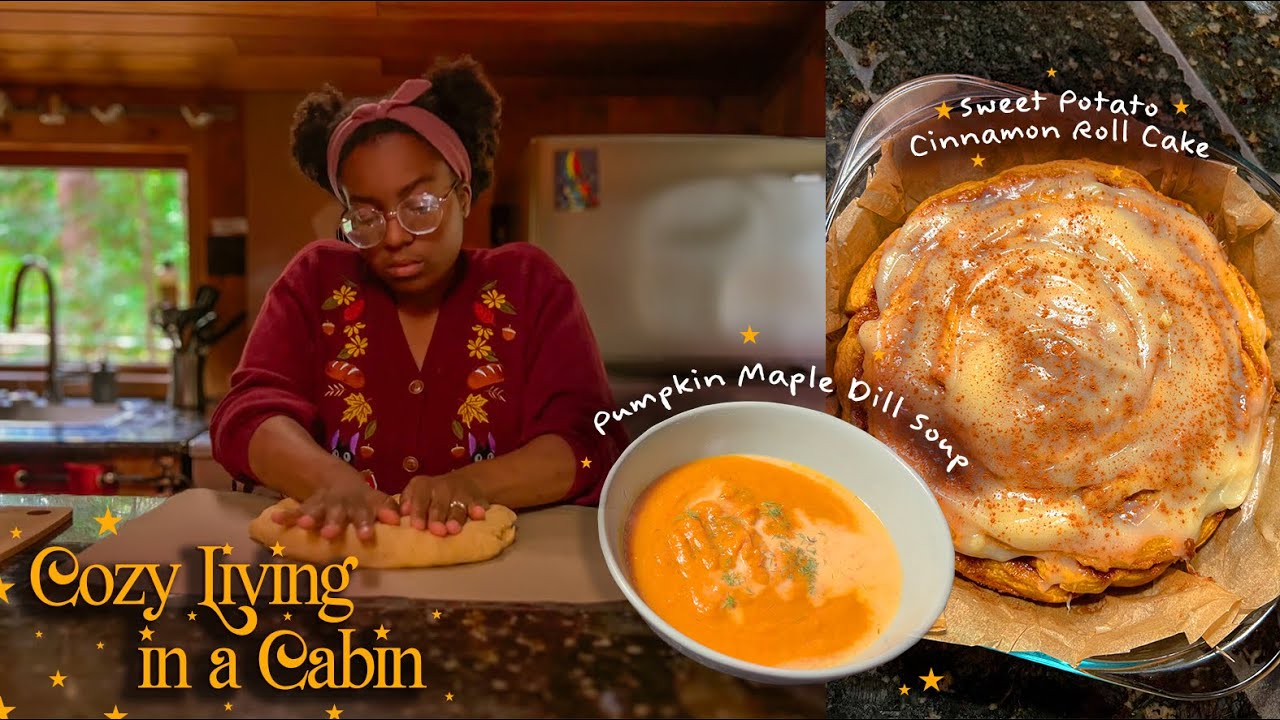 Cozy Fall Baking in a Cabin 🥣🍁